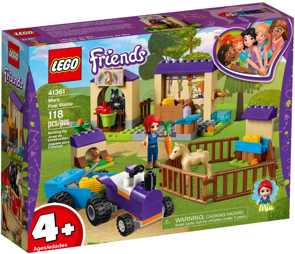 LEGO Friends 41361 Mia's Foal Stable set, image 2