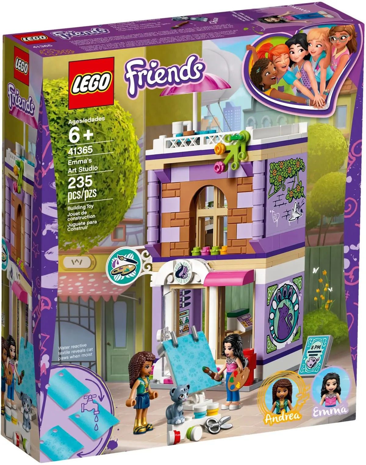 LEGO Friends 41365 Emma's Art Studio set, image 2