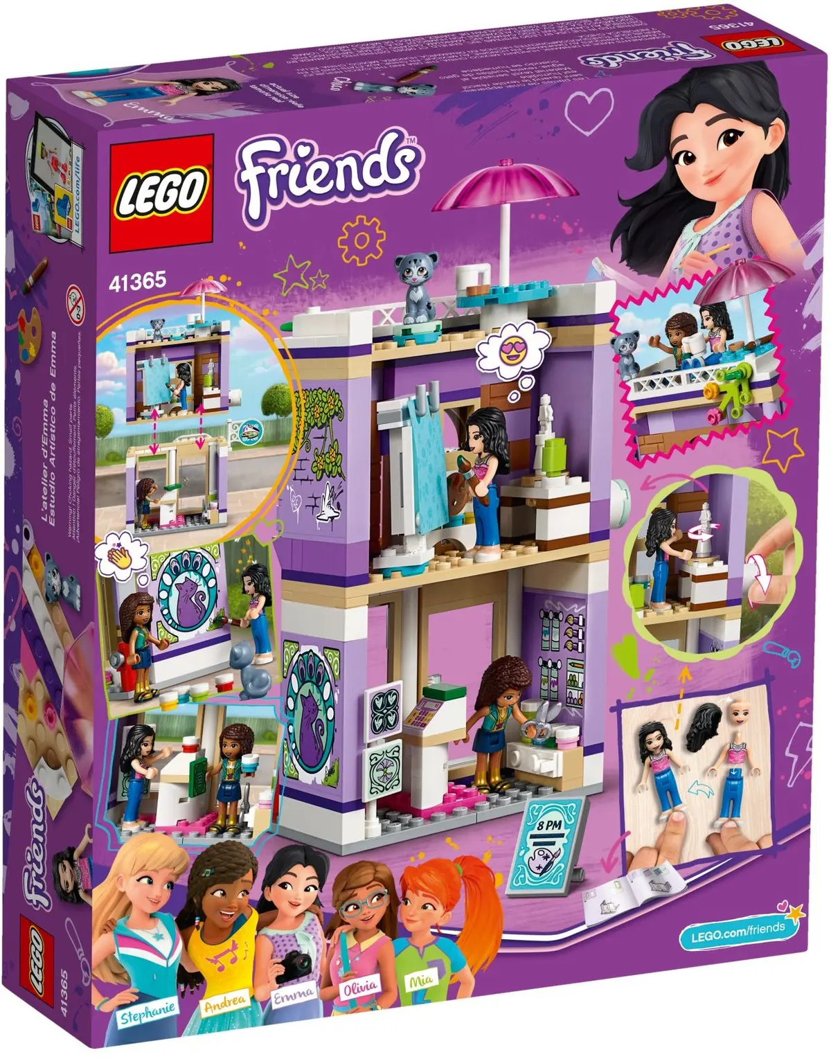 LEGO Friends 41365 Emma's Art Studio set, image 6