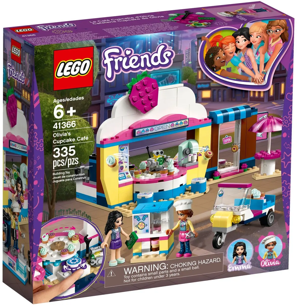 LEGO Friends 41366 Olivia's Cupcake Cafe set, image 2