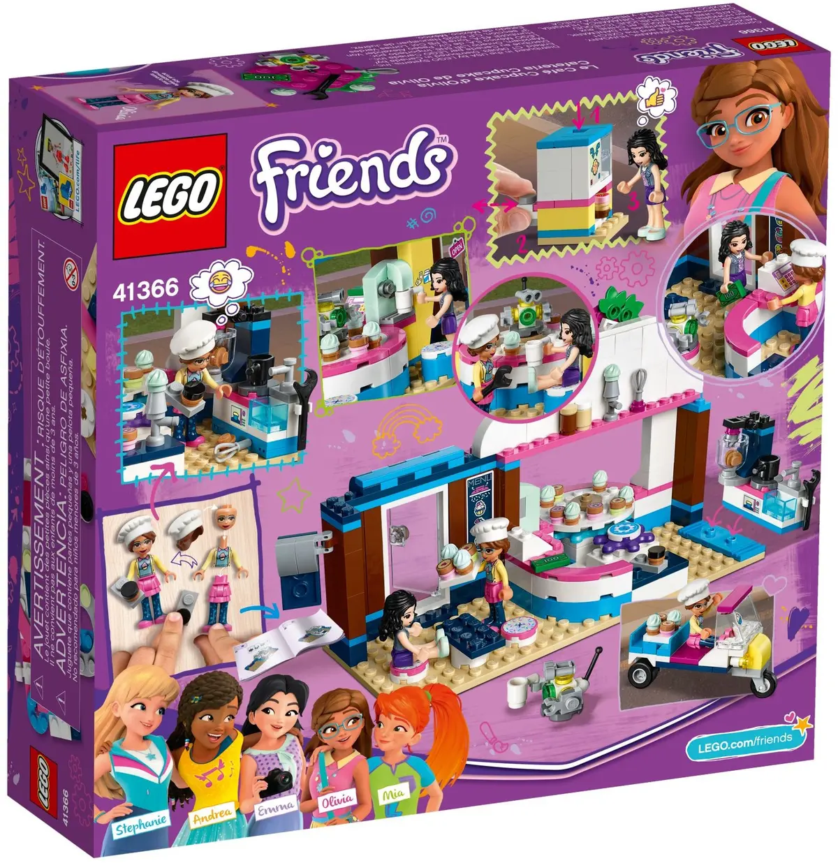 LEGO Friends 41366 Olivia's Cupcake Cafe set, image 8