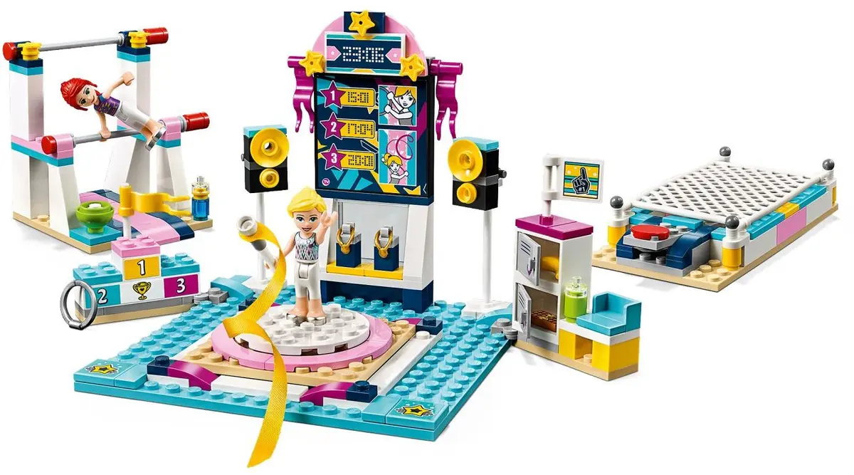 LEGO Friends 41372 Stephanie's Gymnastics Show set, image 3