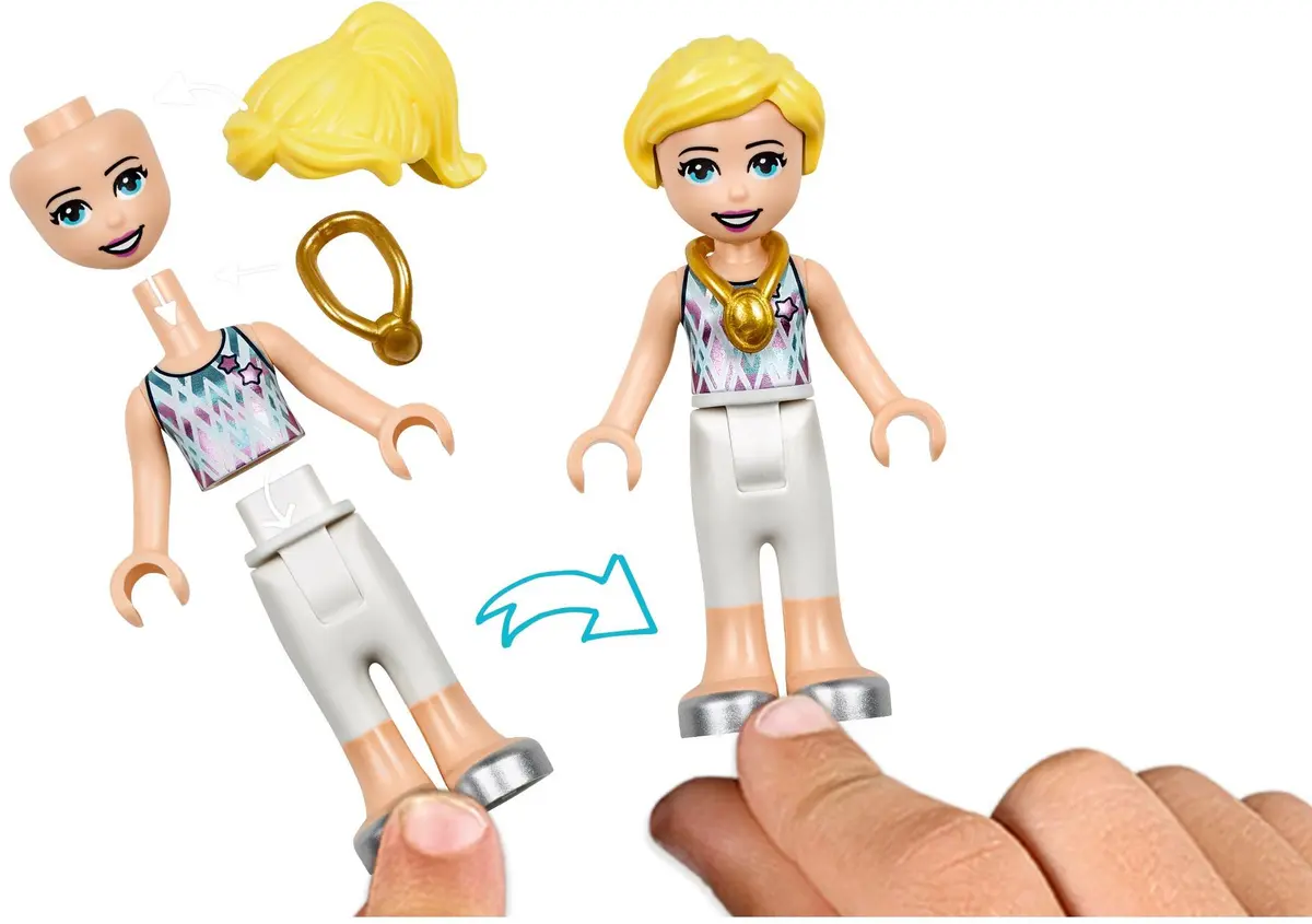 LEGO Friends 41372 Stephanie's Gymnastics Show set, image 4
