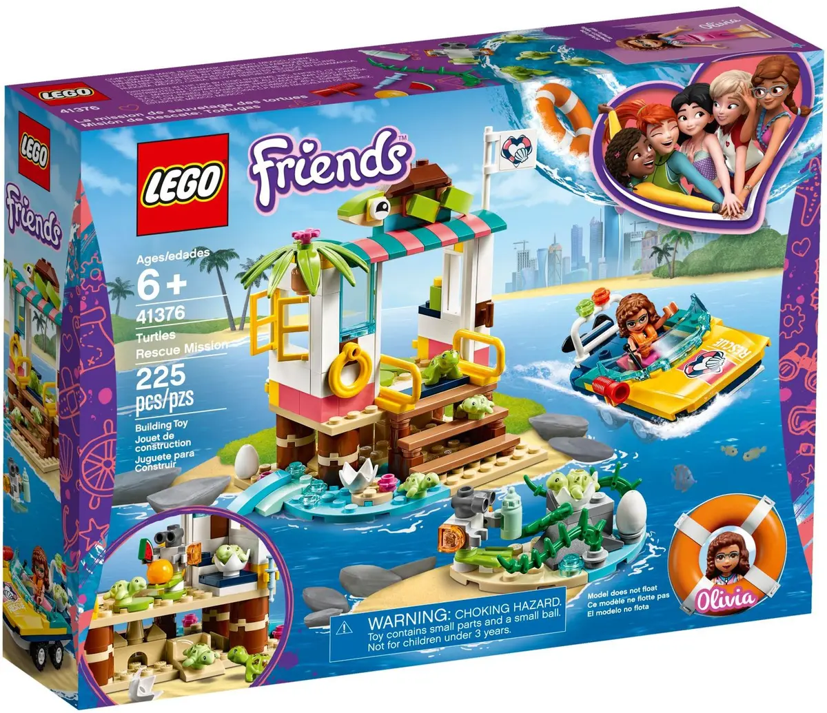 LEGO Friends 41376 Turtles Rescue Mission set, image 2