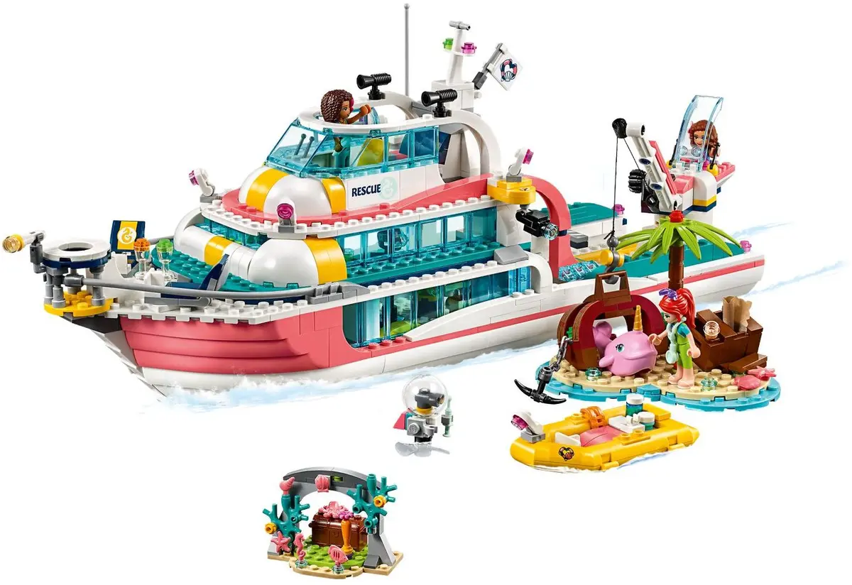 LEGO Friends 41381 Rescue Mission Boat set, image 3