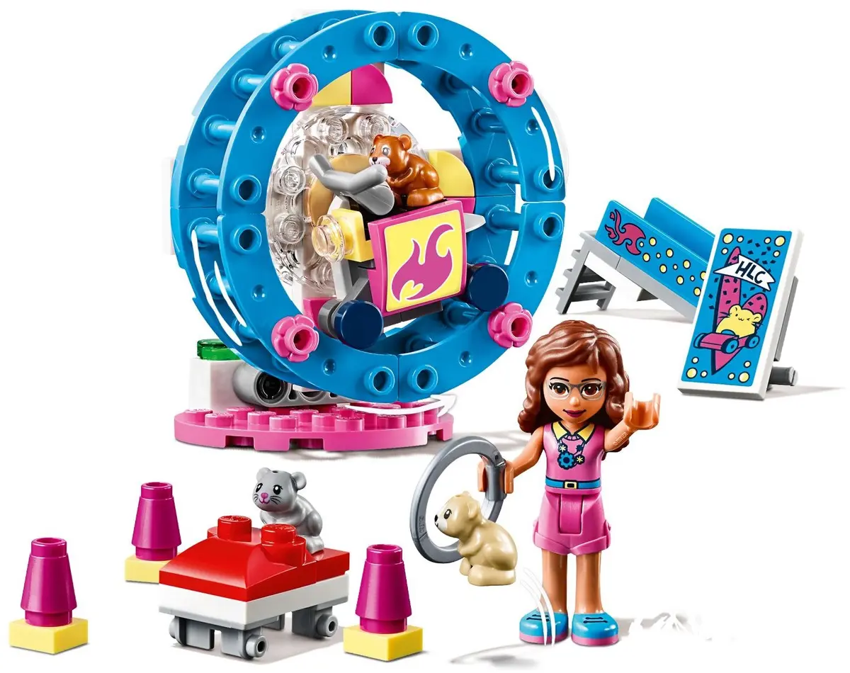 LEGO Friends 41383 Olivia's Hamster Playground set, image 3