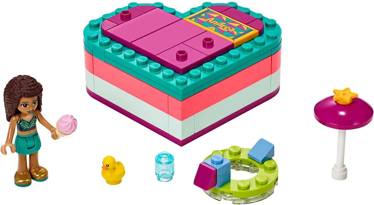 LEGO Friends 41384 Andrea's Summer Heart Box set