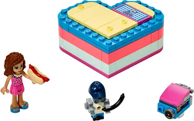 LEGO Friends 41387 Olivia's Summer Heart Box set