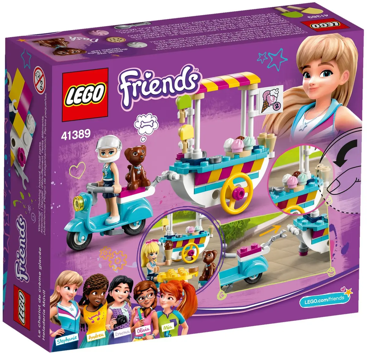 LEGO Friends 41389 Ice Cream Cart set, image 5