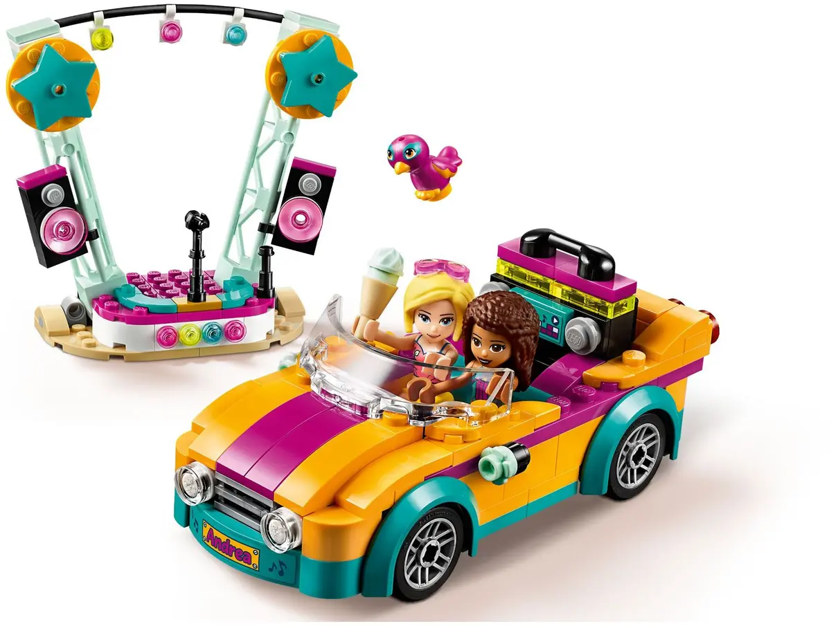 LEGO Friends 41390 Andrea's Car & Stage set, image 3