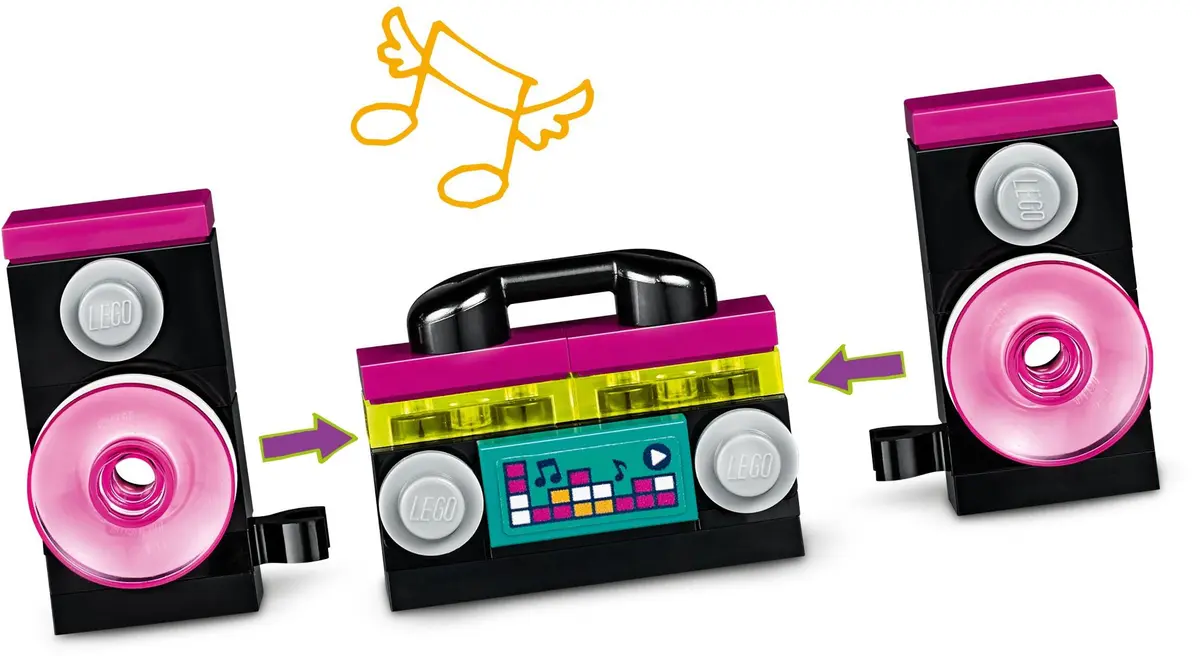 LEGO Friends 41390 Andrea's Car & Stage set, image 4