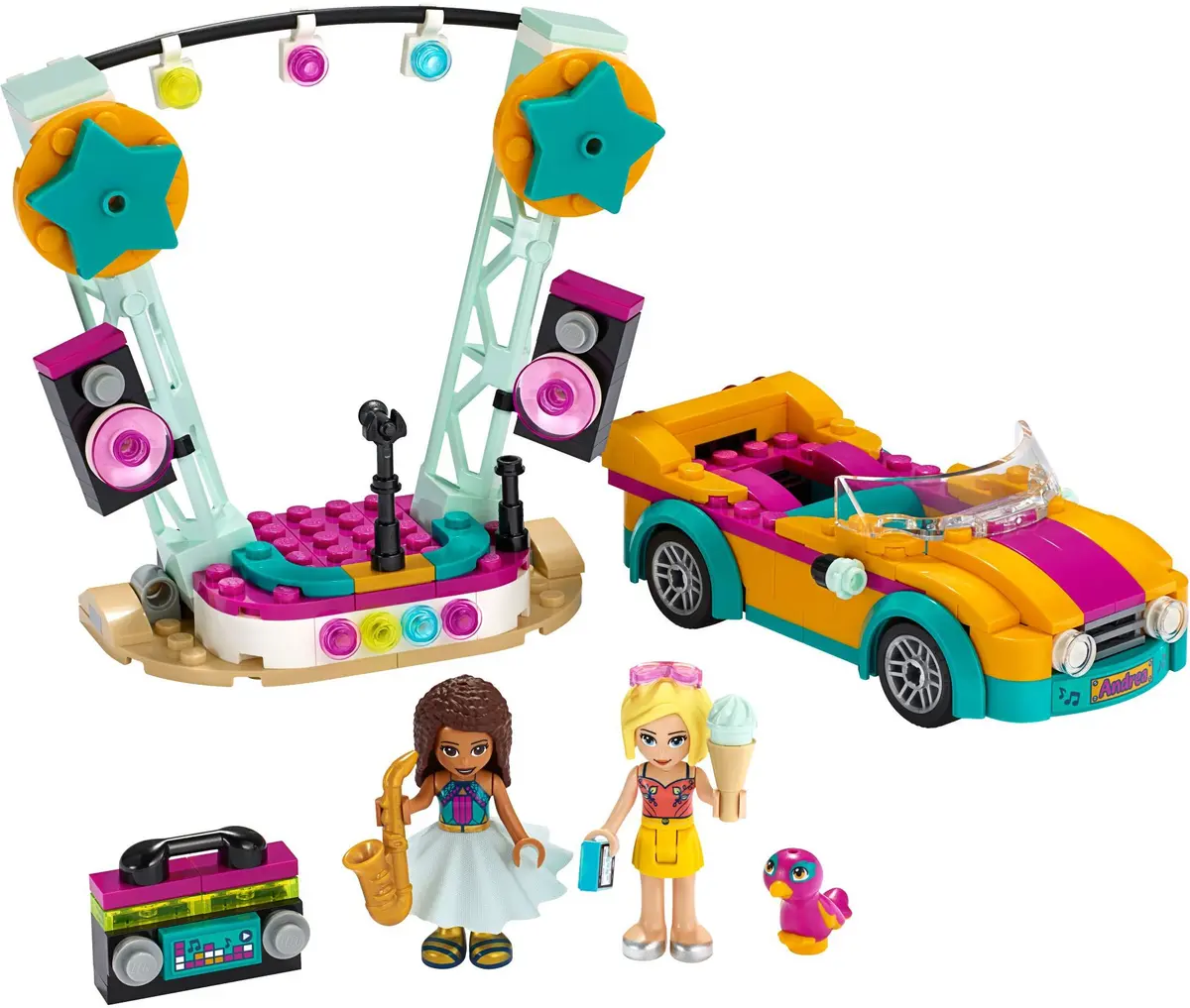 LEGO Friends 41390 Andrea's Car & Stage set