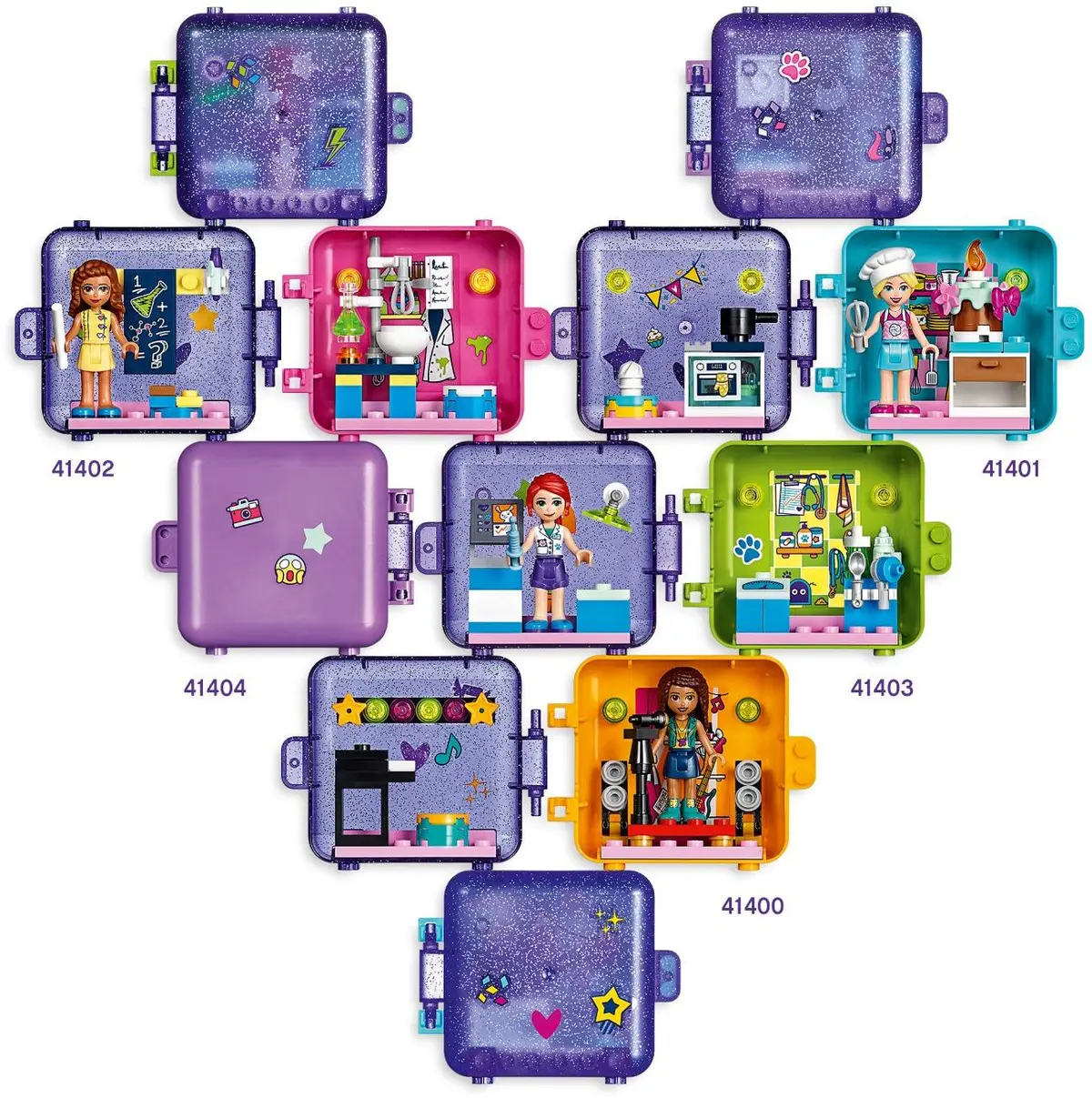LEGO Friends 41404 Emma's Play Cube set, image 4