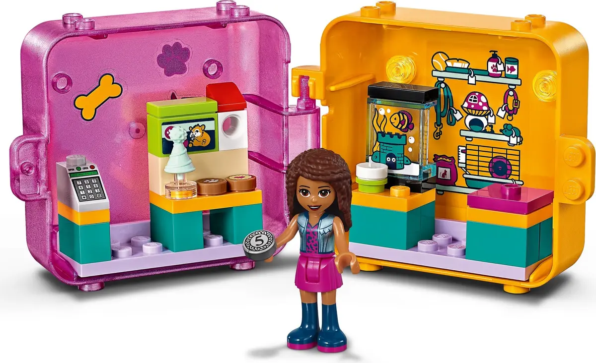 LEGO Friends 41405 Andrea's Shopping Play Cube set, image 3