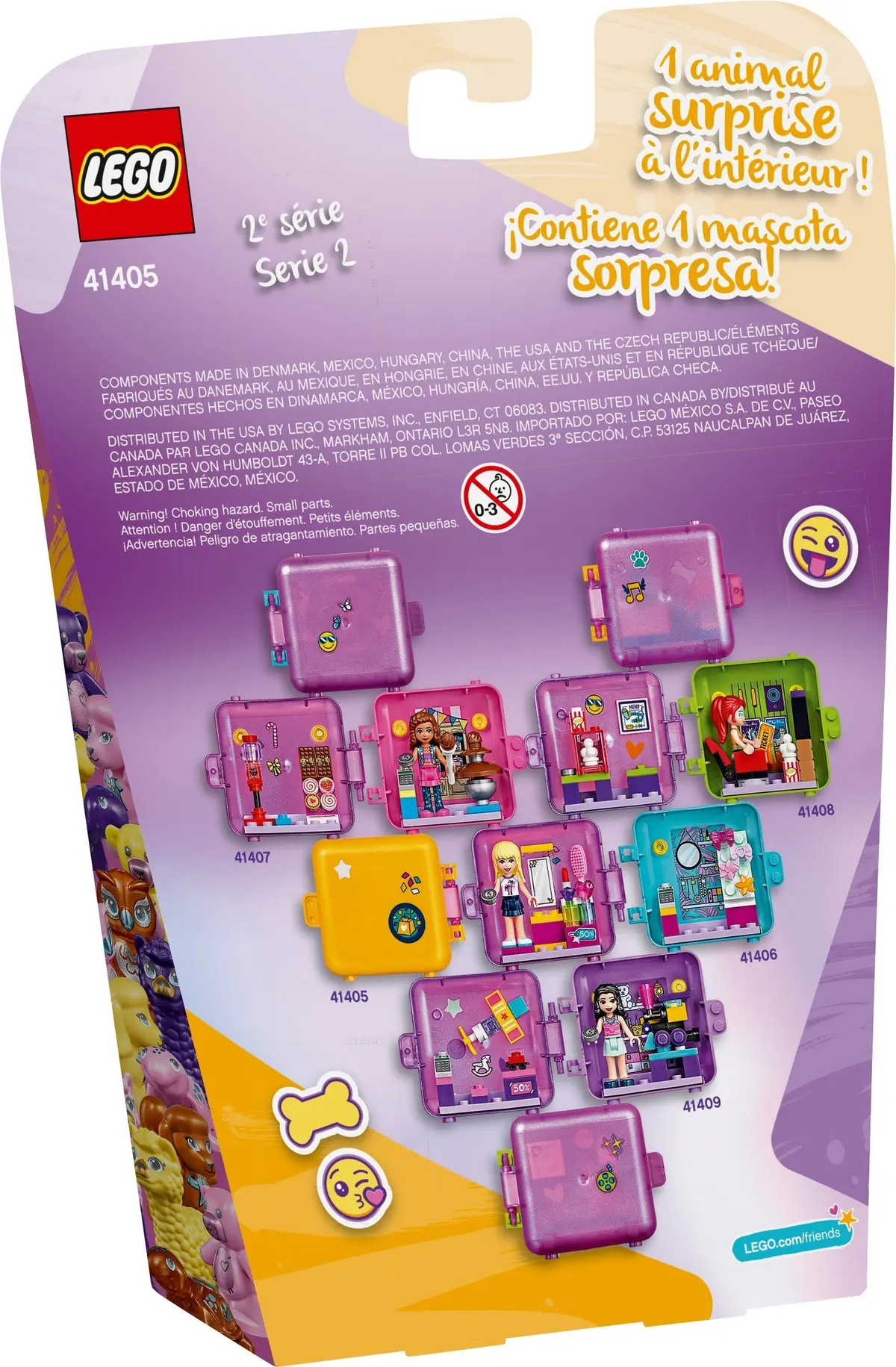 LEGO Friends 41405 Andrea's Shopping Play Cube set, image 5