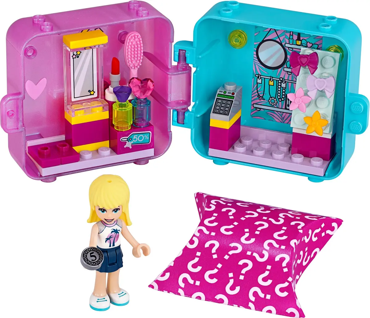 LEGO Friends 41406 Stephanie's Shopping Play Cube set