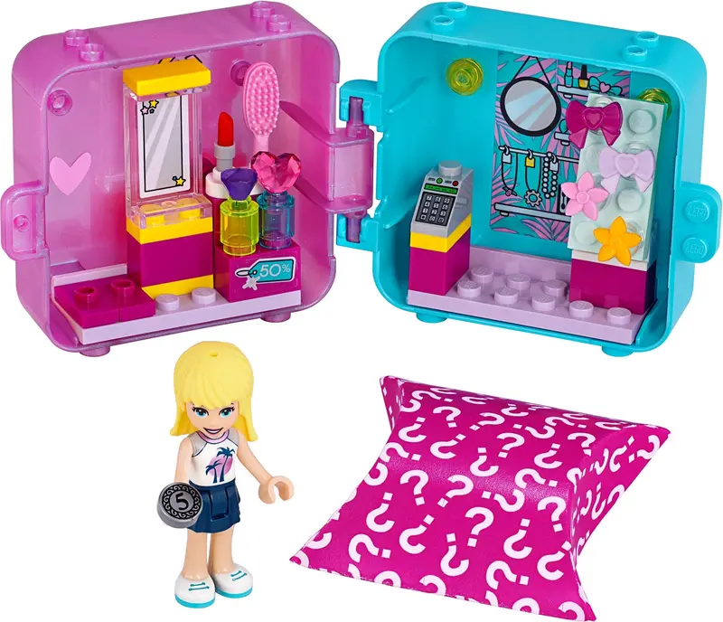LEGO Friends 41406 Stephanie's Shopping Play Cube set