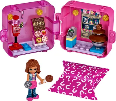 LEGO Friends 41407 Olivia's Shopping Play Cube set