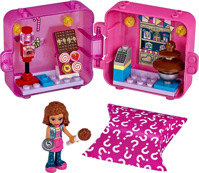 LEGO Friends 41407 Olivia's Shopping Play Cube set