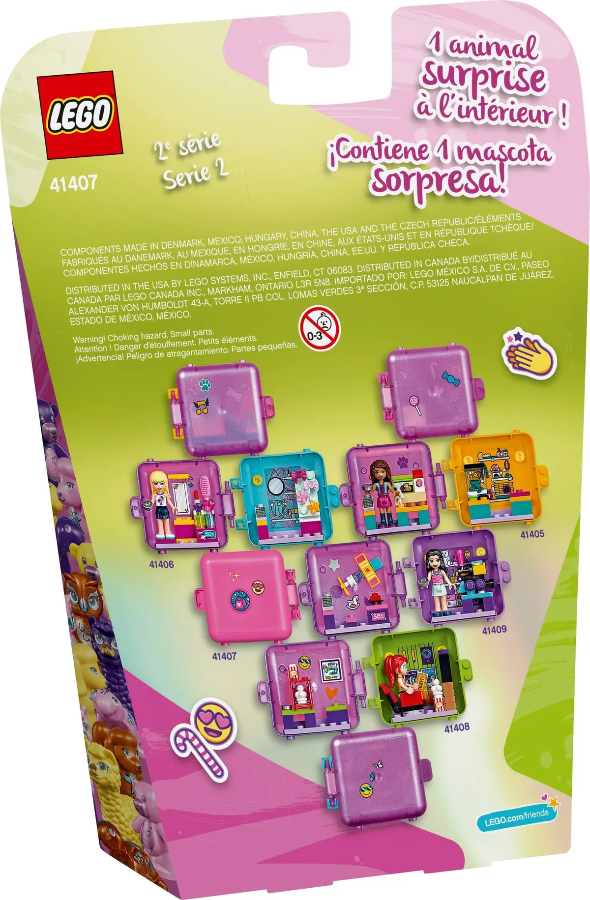 LEGO Friends 41407 Olivia's Shopping Play Cube set, image 4