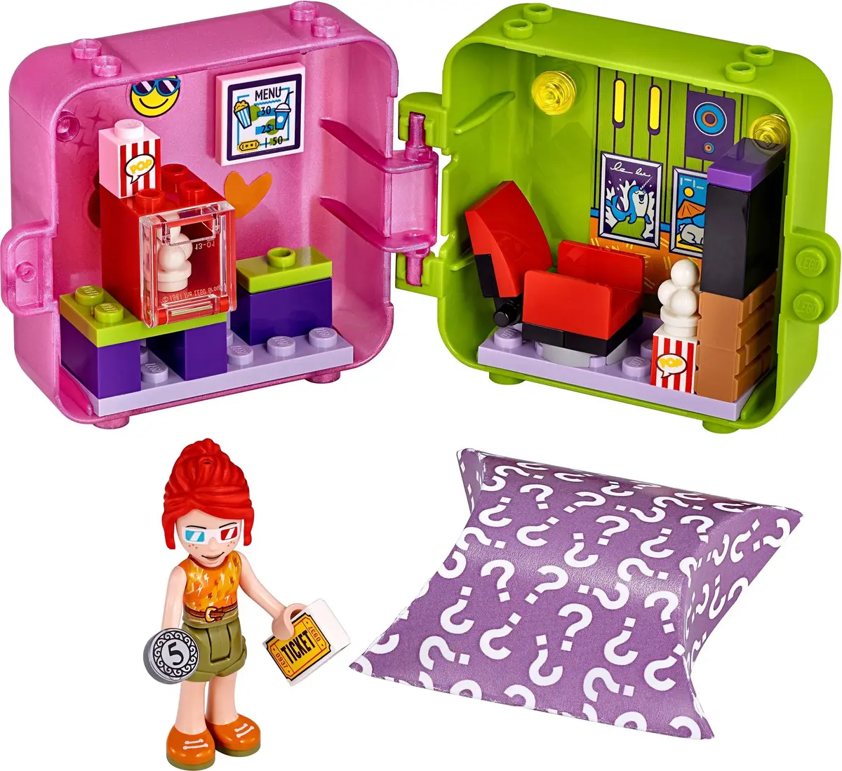 LEGO Friends 41408 Mia's Shopping Play Cube set
