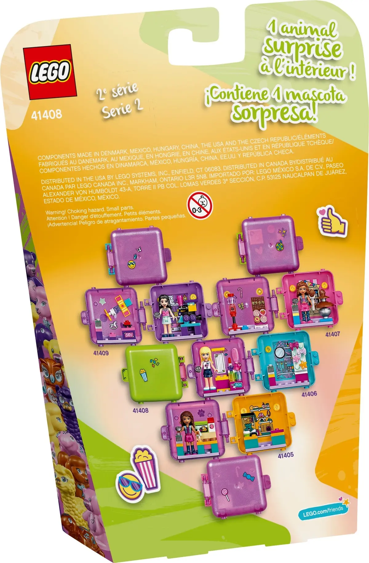 LEGO Friends 41408 Mia's Shopping Play Cube set, image 4