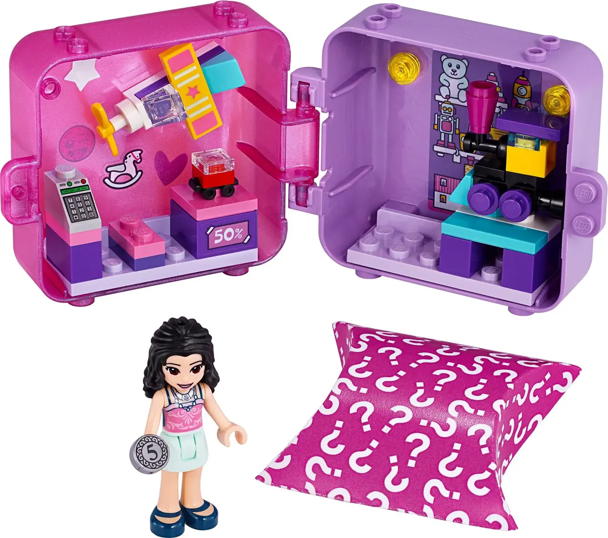 LEGO Friends 41409 Emma's Shopping Play Cube set