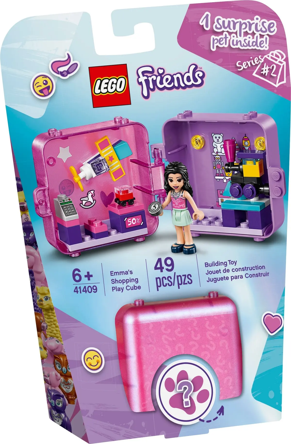 LEGO Friends 41409 Emma's Shopping Play Cube set, image 2