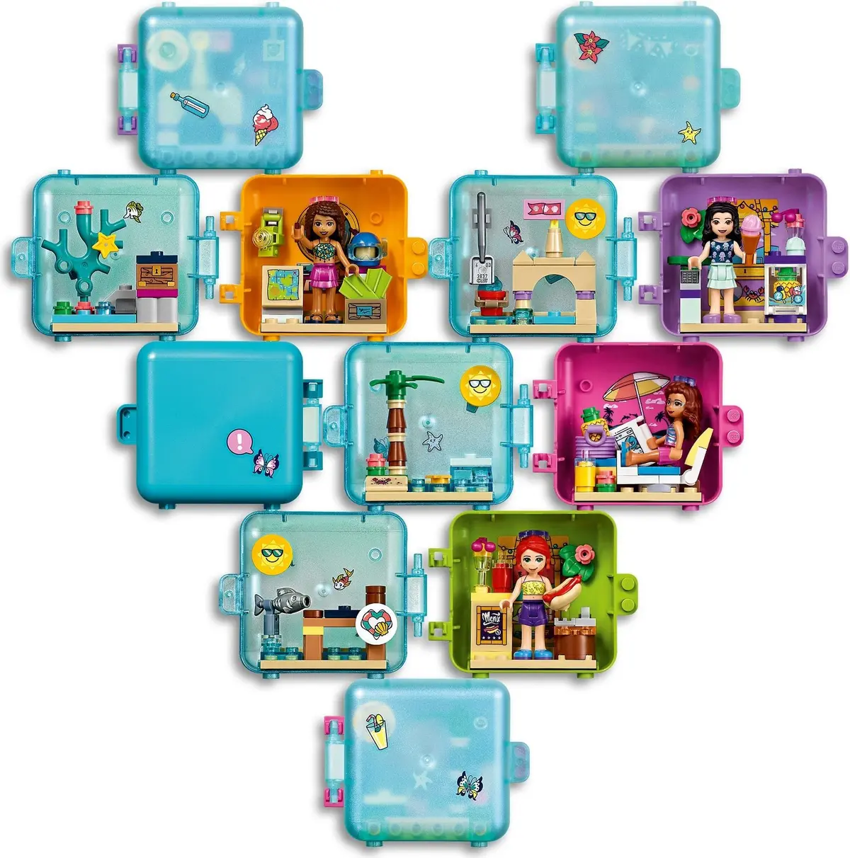 LEGO Friends 41411 Stephanie's Summer Play Cube set, image 4