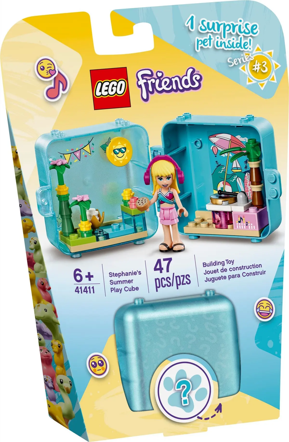 LEGO Friends 41411 Stephanie's Summer Play Cube set, image 2