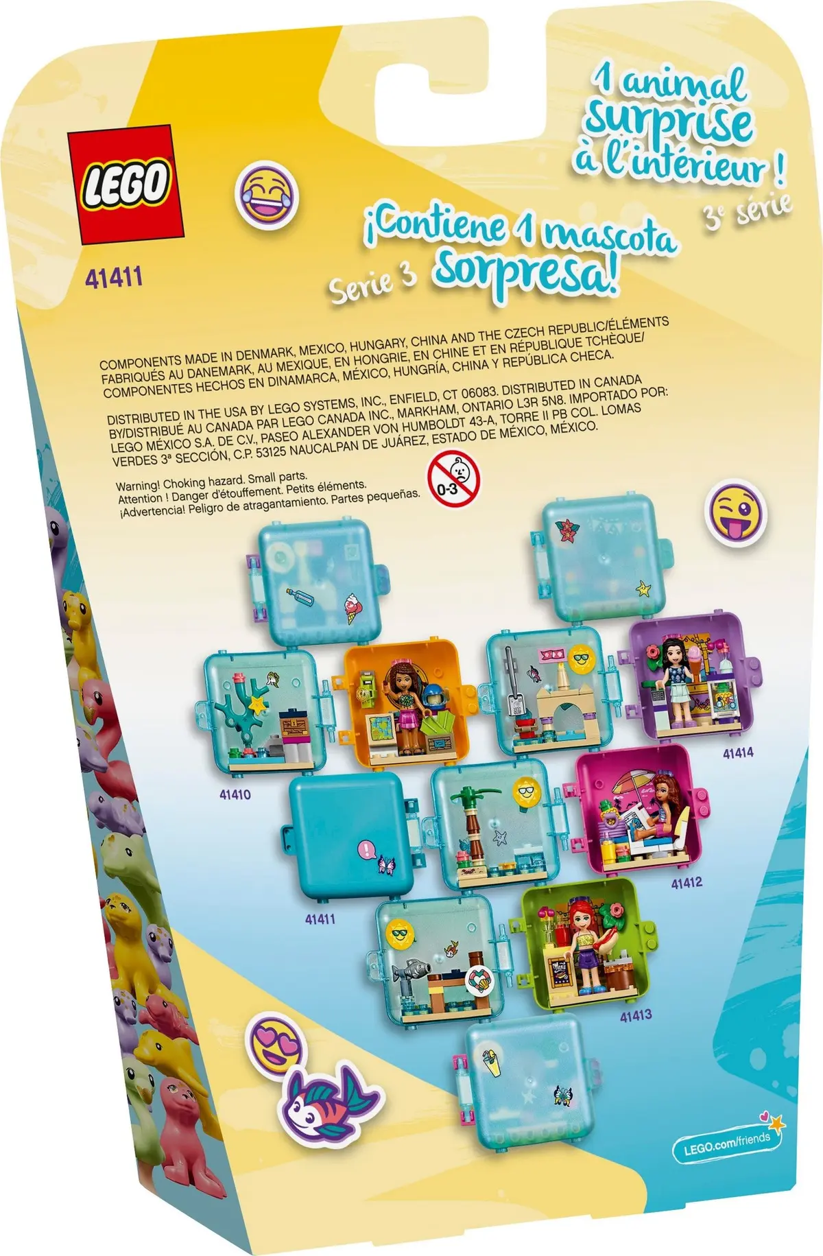 LEGO Friends 41411 Stephanie's Summer Play Cube set, image 5