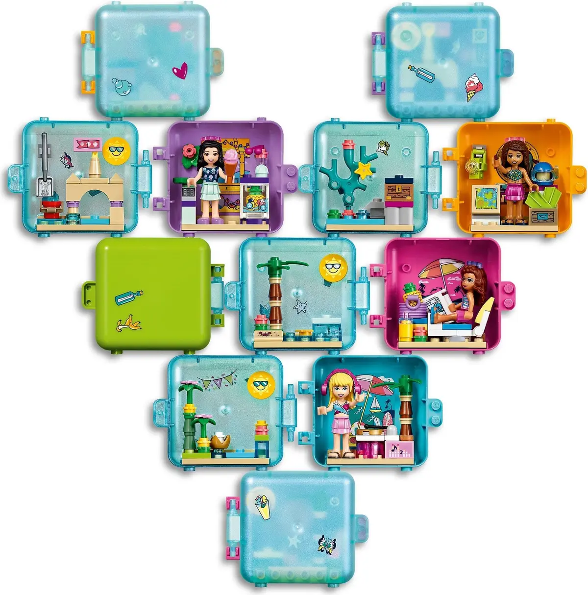 LEGO Friends 41413 Mia's Summer Play Cube set, image 4