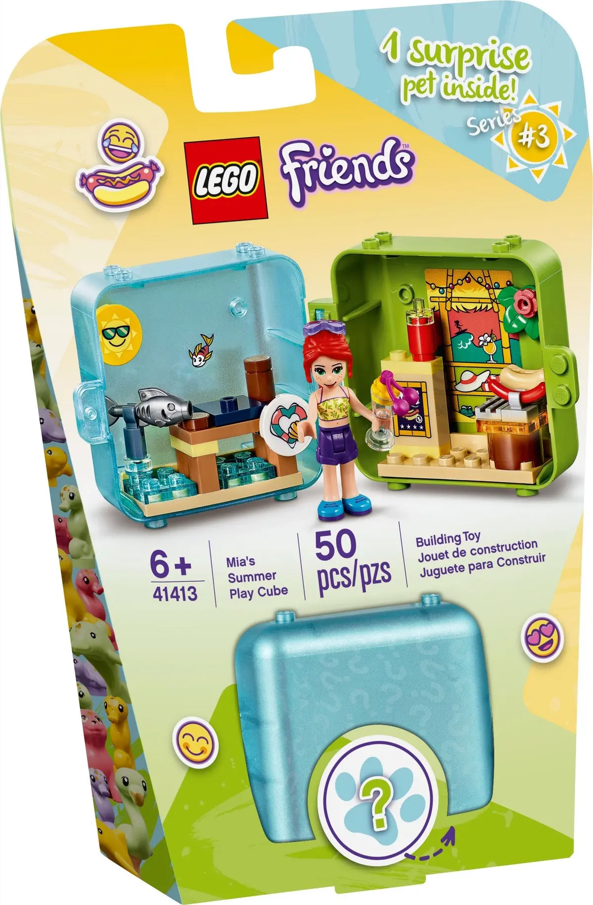 LEGO Friends 41413 Mia's Summer Play Cube set, image 2