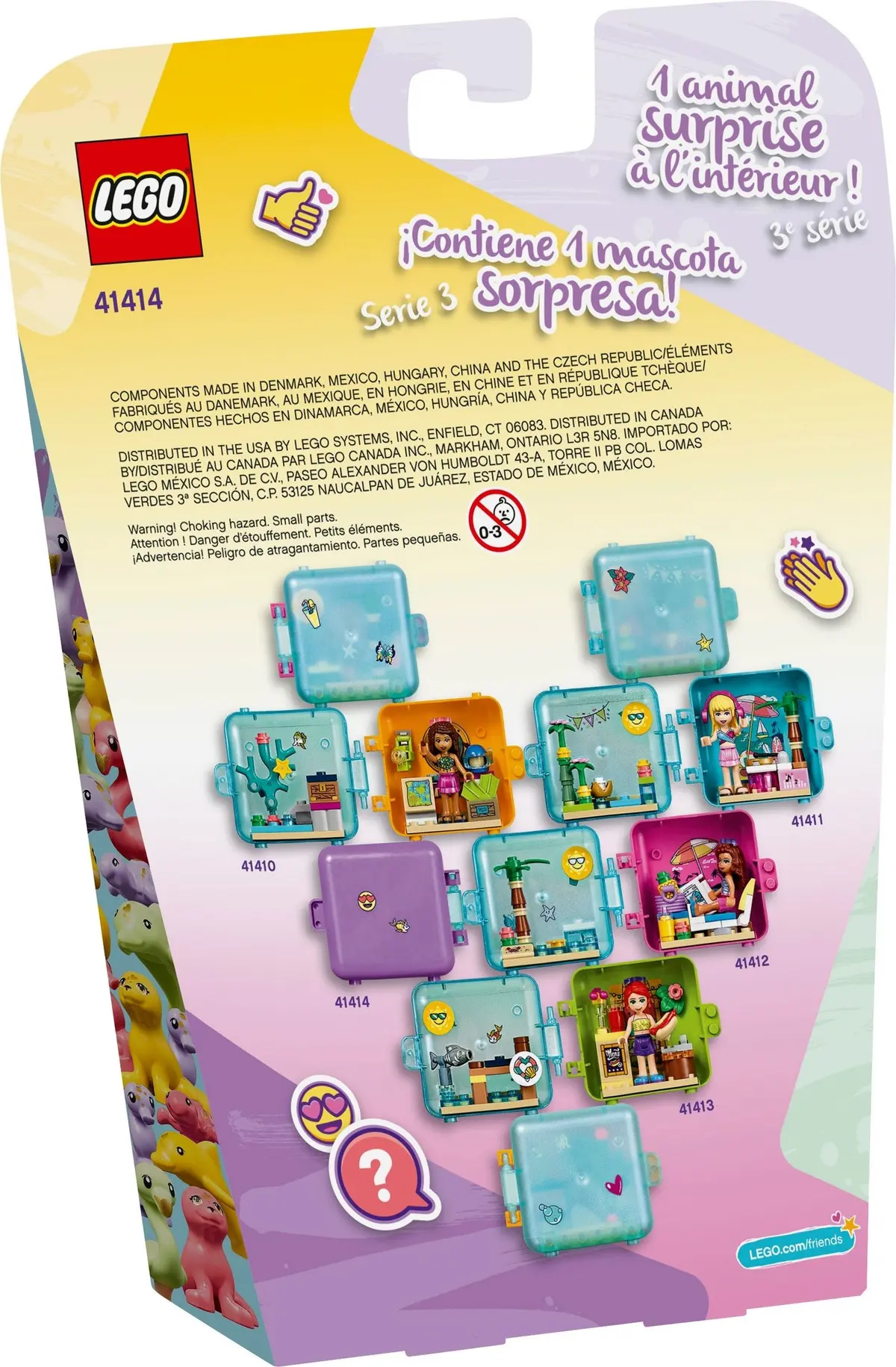 LEGO Friends 41414 Emma's Summer Play Cube set, image 5