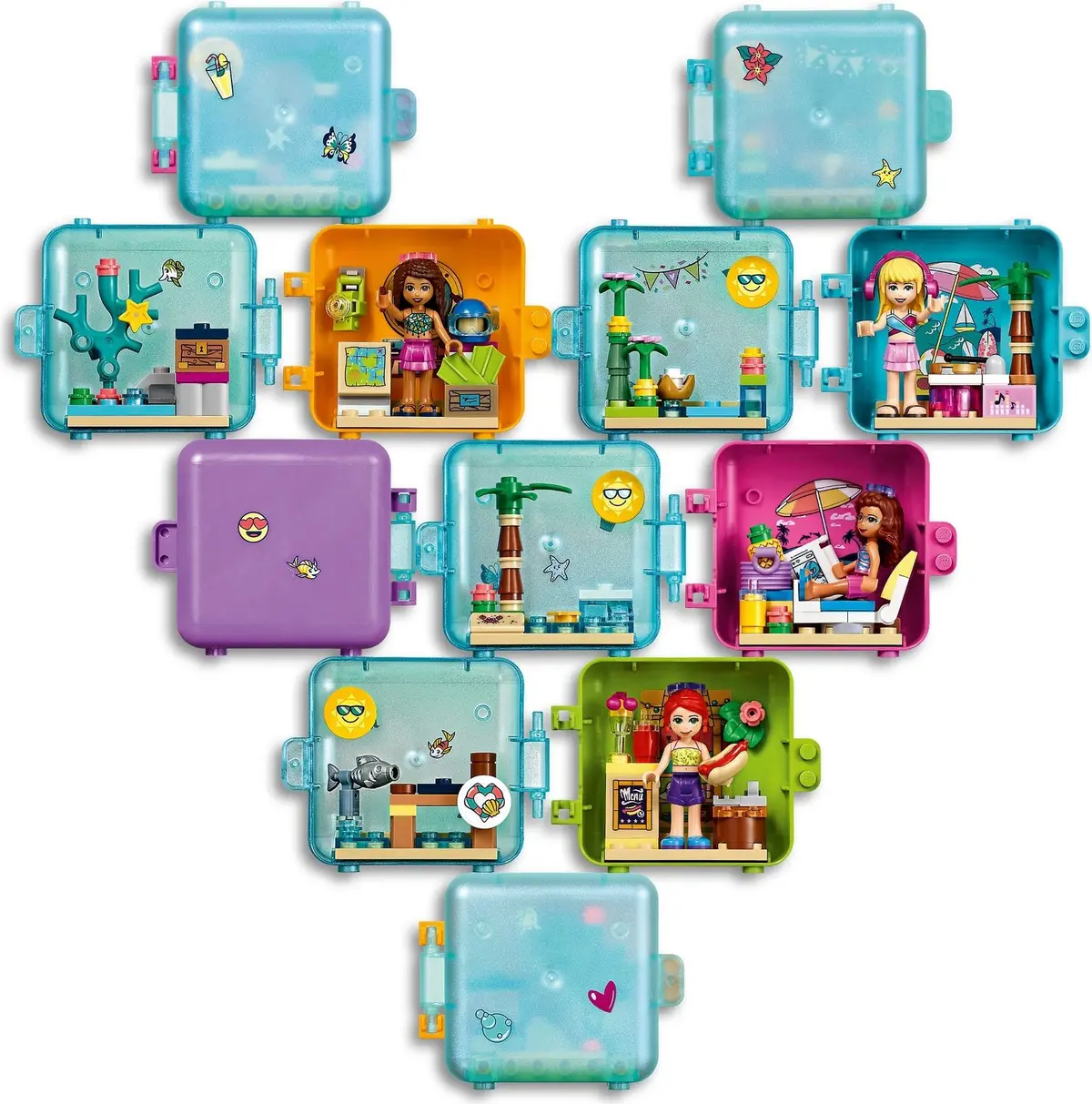 LEGO Friends 41414 Emma's Summer Play Cube set, image 4