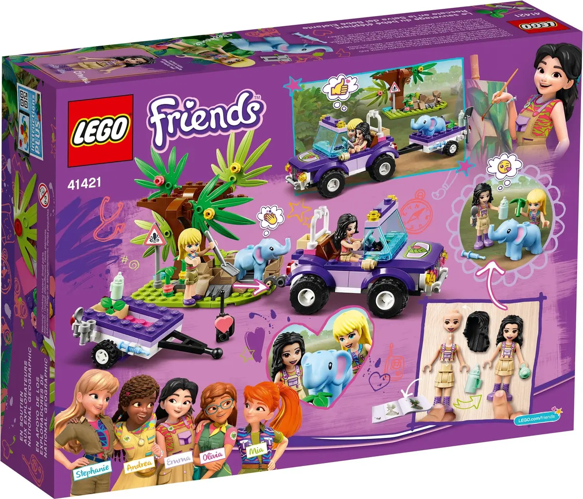 LEGO Friends 41421 Baby Elephant Jungle Rescue set, image 10