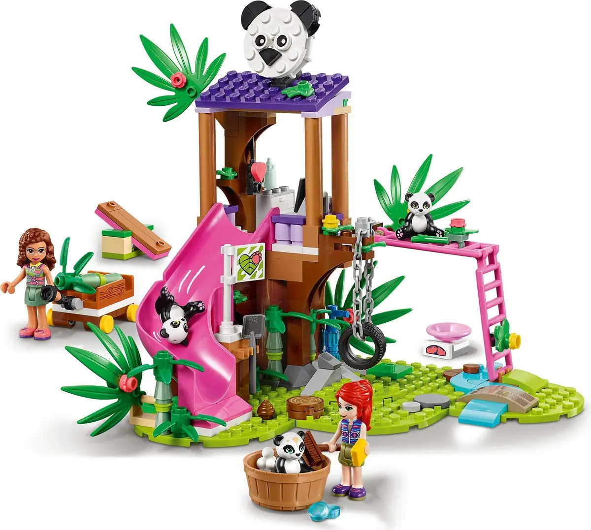 LEGO Friends 41422 Panda Jungle Tree House set, image 5