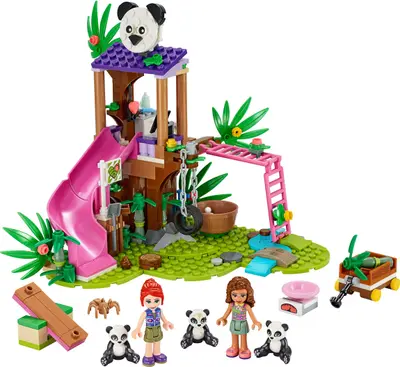 LEGO Friends 41422 Panda Jungle Tree House set