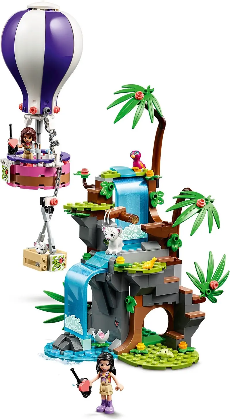 LEGO Friends 41423 Tiger Hot Air Balloon Jungle Rescue set, image 6