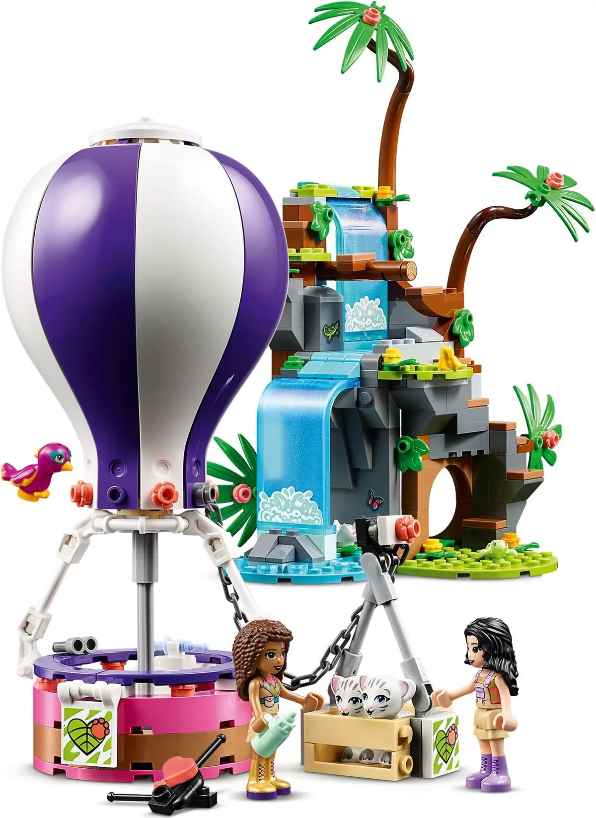 LEGO Friends 41423 Tiger Hot Air Balloon Jungle Rescue set, image 10