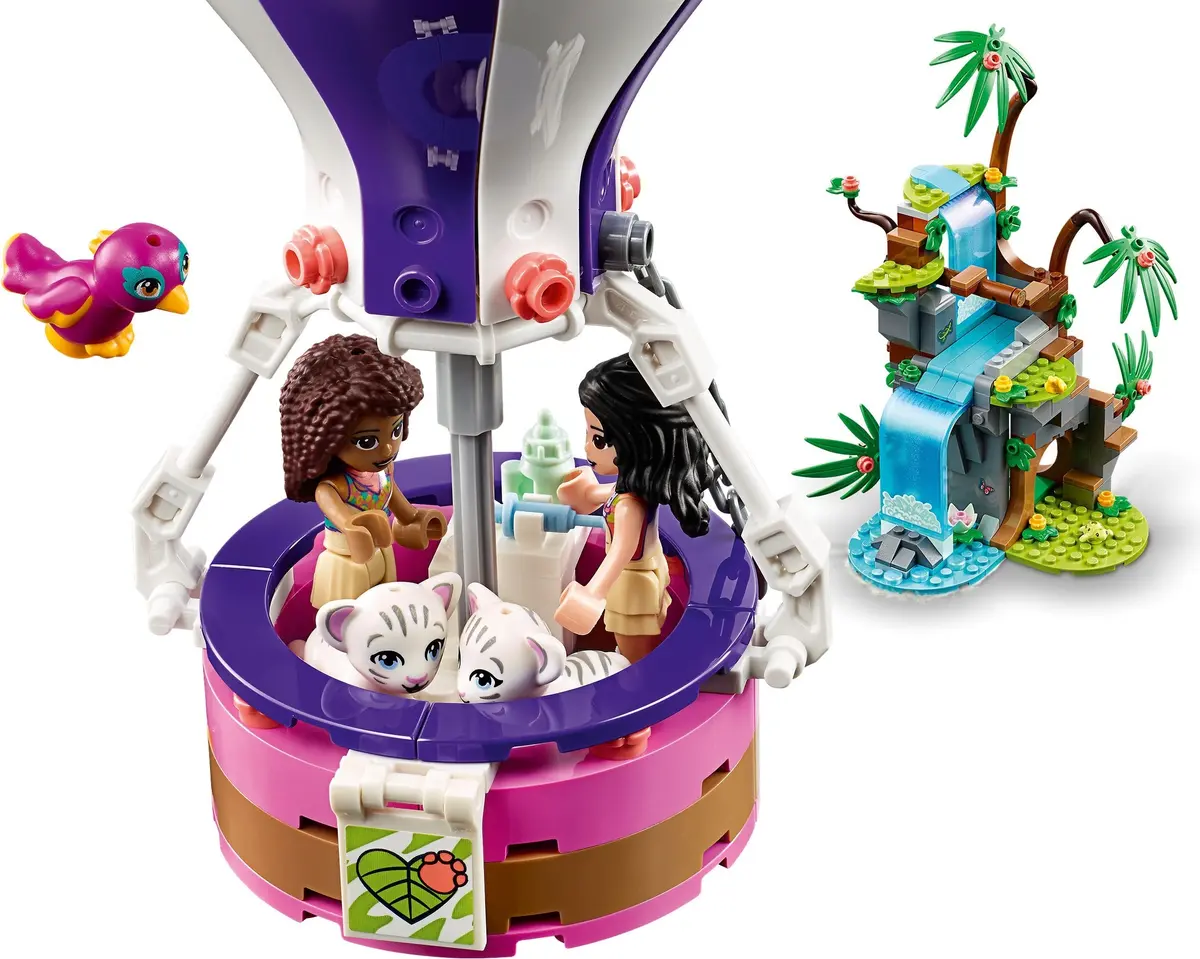 LEGO Friends 41423 Tiger Hot Air Balloon Jungle Rescue set, image 9