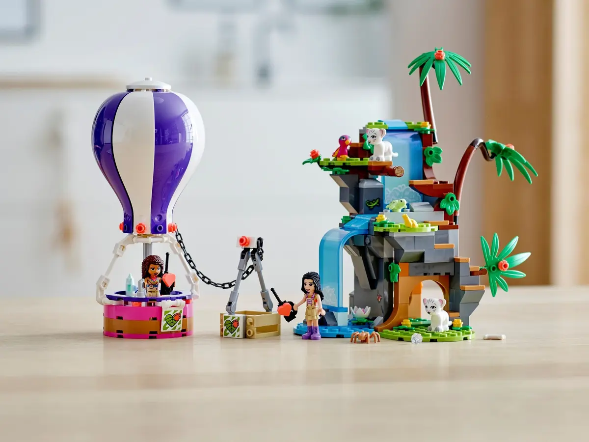 LEGO Friends 41423 Tiger Hot Air Balloon Jungle Rescue set, image 4