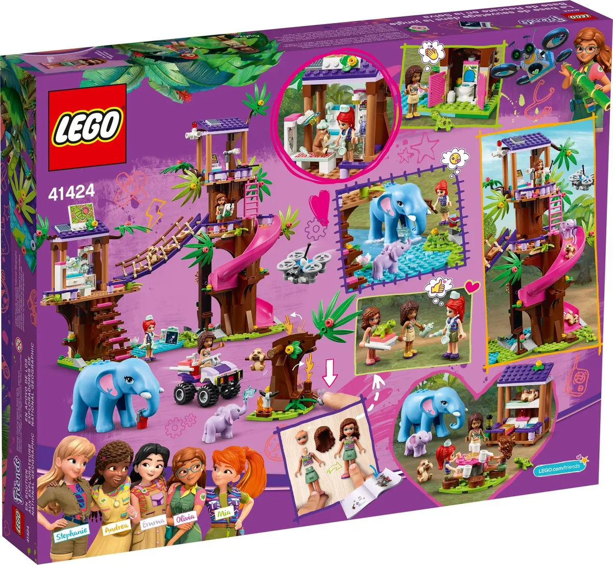 LEGO Friends 41424 Jungle Rescue Base set, image 11