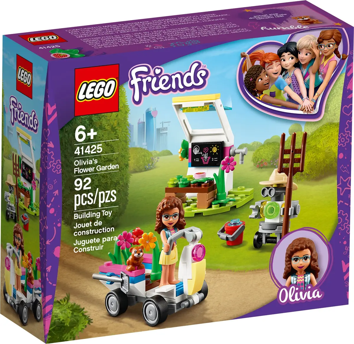 LEGO Friends 41425 Olivia's Flower Garden set, image 2
