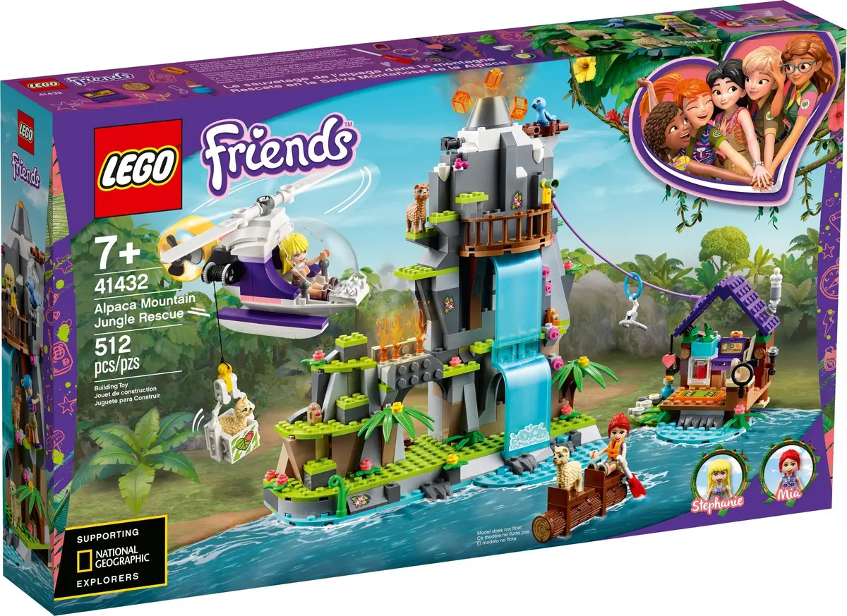 LEGO Friends 41432 Alpaca Mountain Jungle Rescue set, image 2