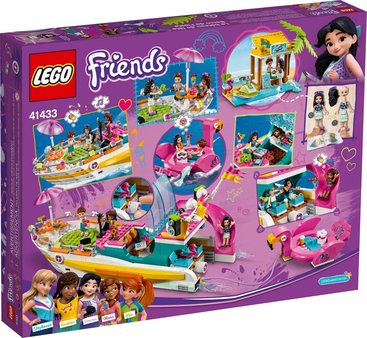 LEGO Friends 41433 Party Boat set, image 11