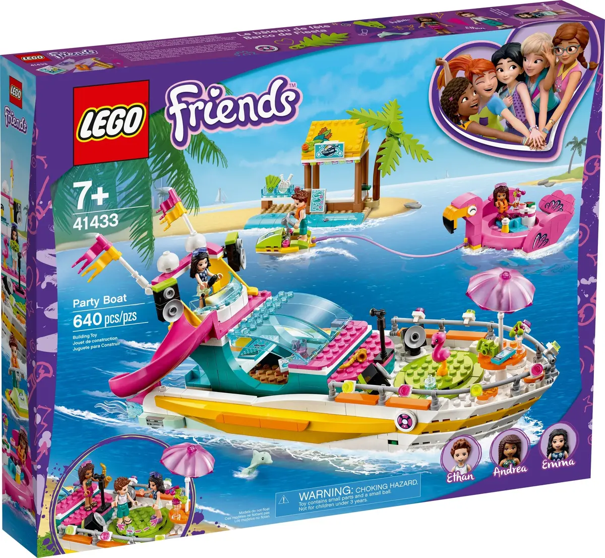LEGO Friends 41433 Party Boat set, image 2