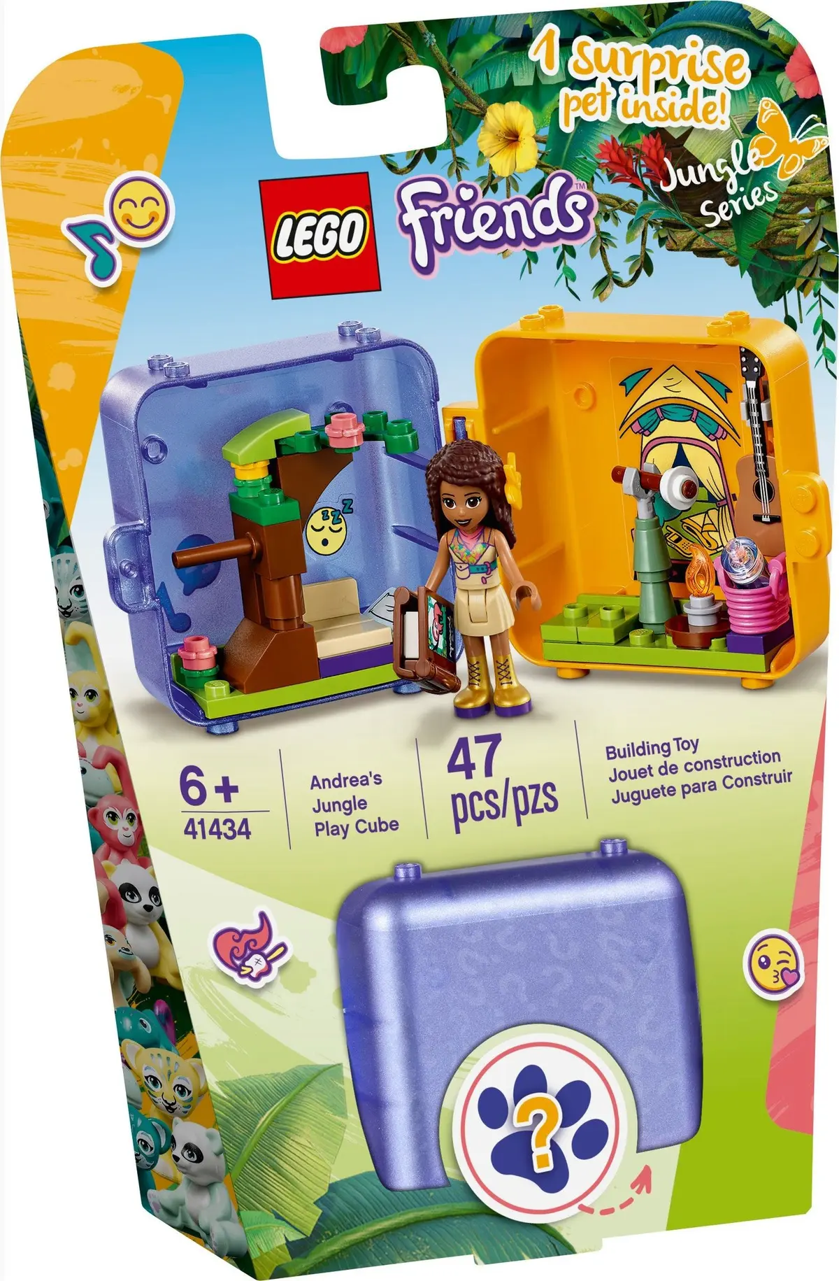 LEGO Friends 41434 Andrea's Jungle Play Cube set, image 2