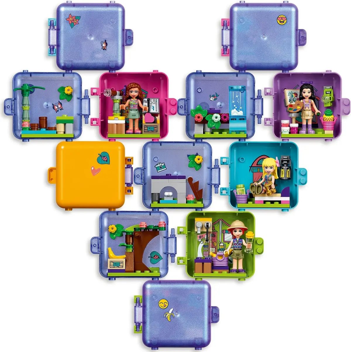 LEGO Friends 41434 Andrea's Jungle Play Cube set, image 4