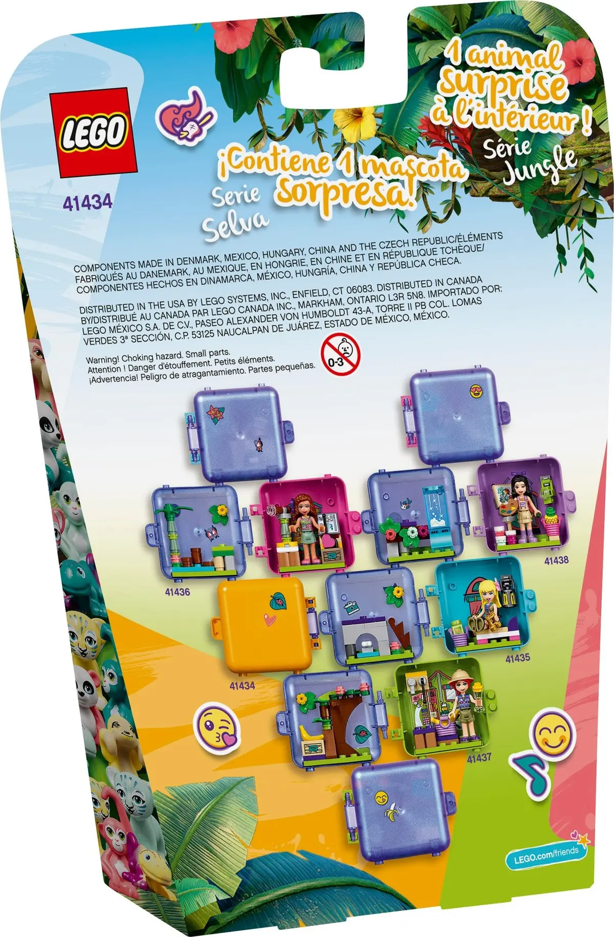 LEGO Friends 41434 Andrea's Jungle Play Cube set, image 5